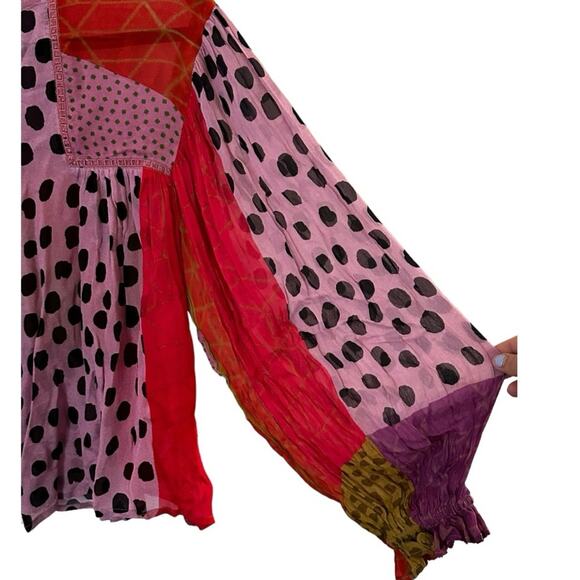 BI^nk London x Anthropologie Miranda Peasant Blouse - Picture 6 of 11